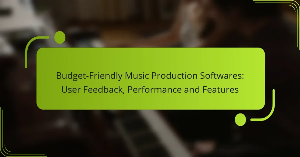 Budget-Friendly Music Production Softwares: User Feedback, Performance and Features