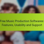 Free Music Production Softwares: Features, Usability and Support