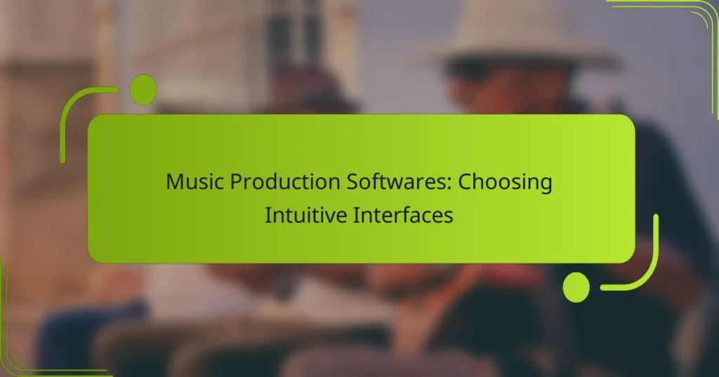 Music Production Softwares: Choosing Intuitive Interfaces