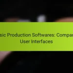 Music Production Softwares: Comparing User Interfaces